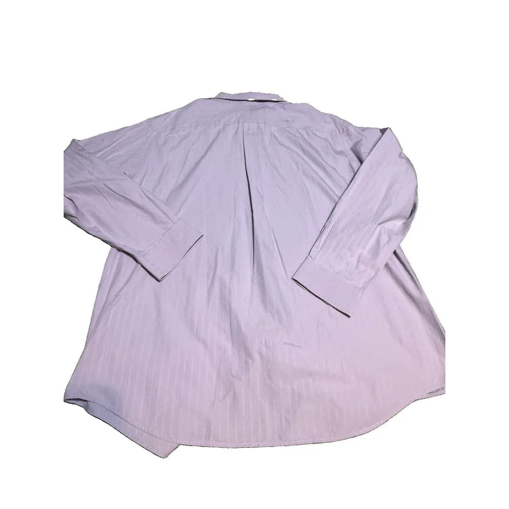 men's roundtree and yorke Light Purple 2Xt Button Up Shirt